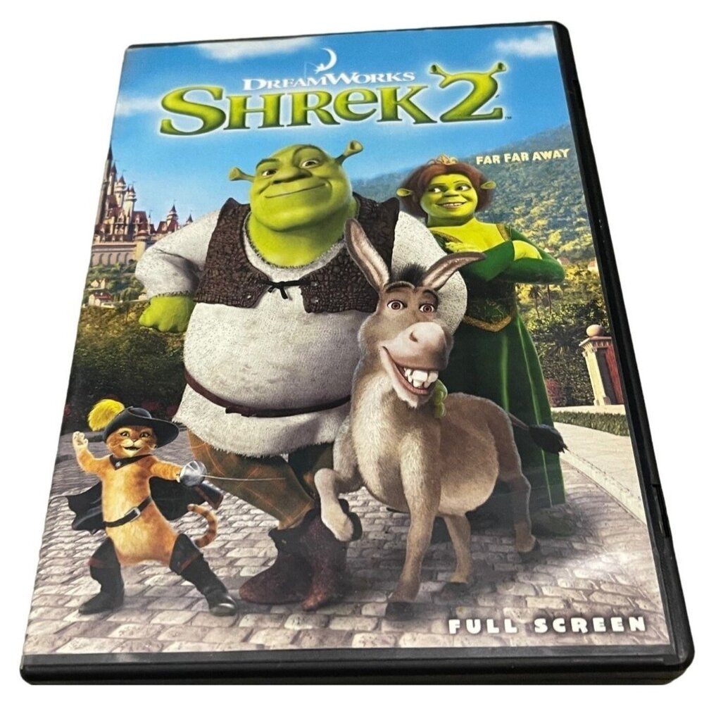 shrek 2 far far away DVD dream works PG English 92 minutes READ